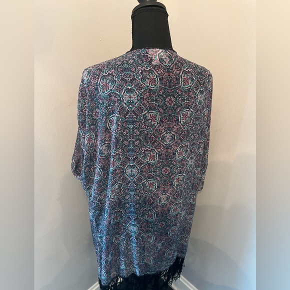 Lularoe Monroe Kimono Small Multicolor - Picture 5 of 6